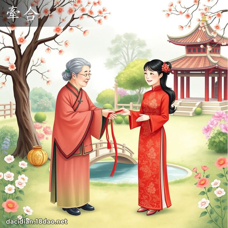牽合 - 國語大辭典配圖