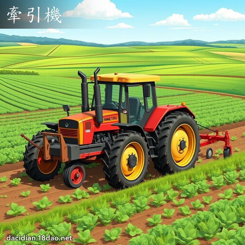 牽引機 - 國語大辭典配圖
