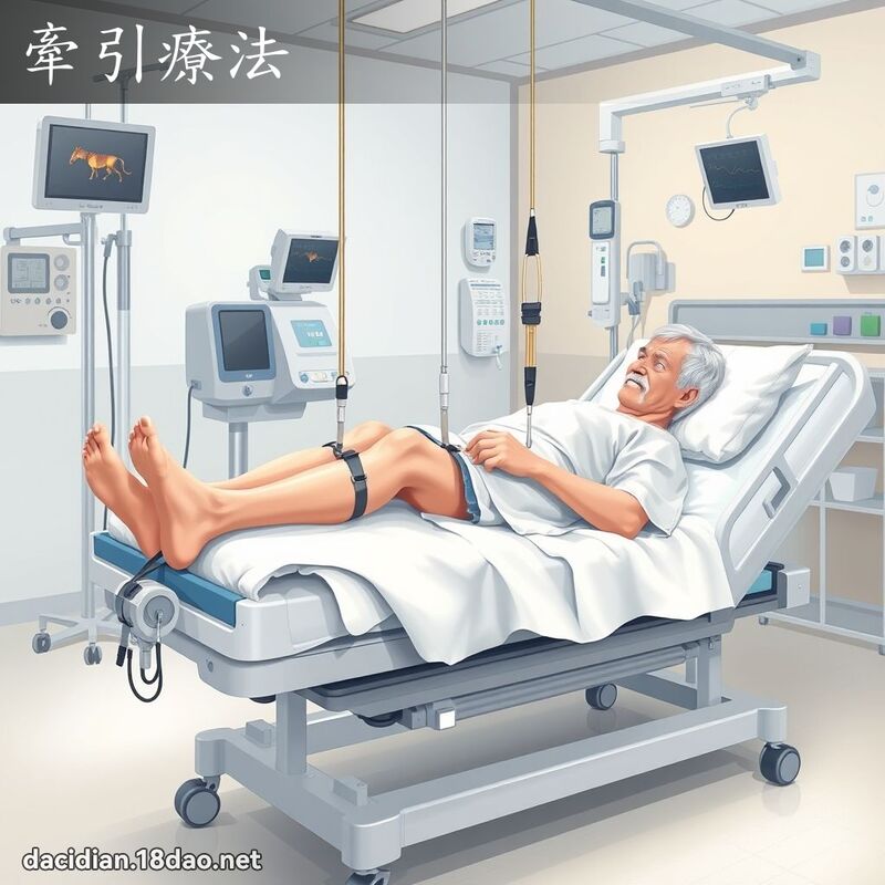 牵引疗法 - 国语大辞典配图