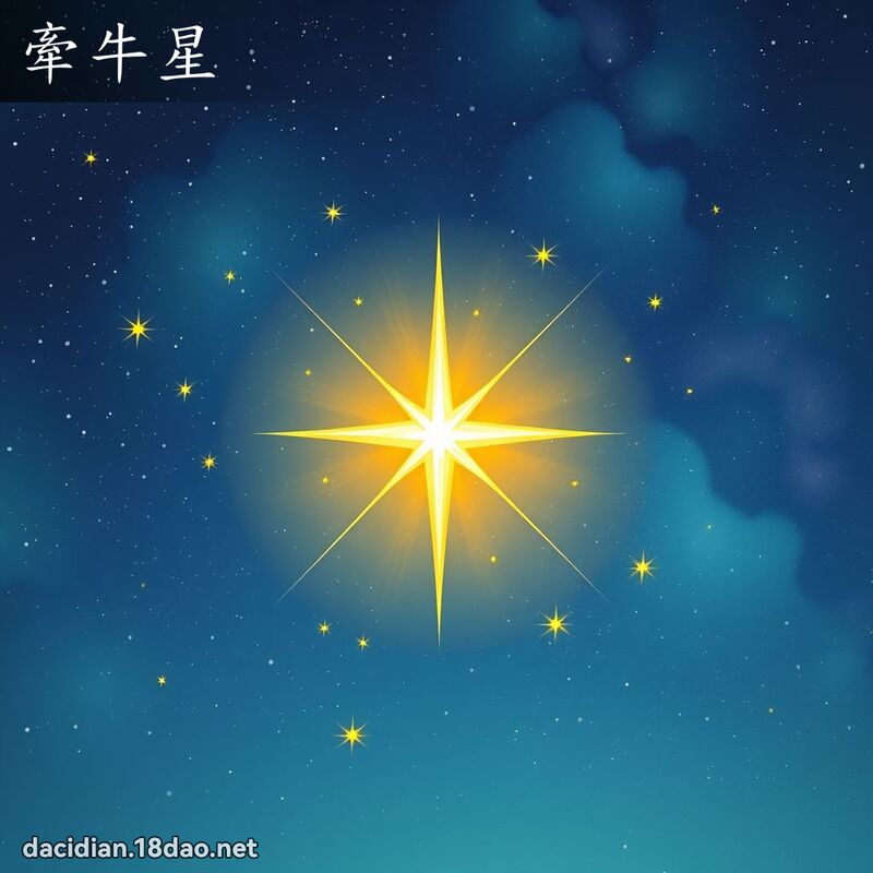 牽牛星 - 國語大辭典配圖