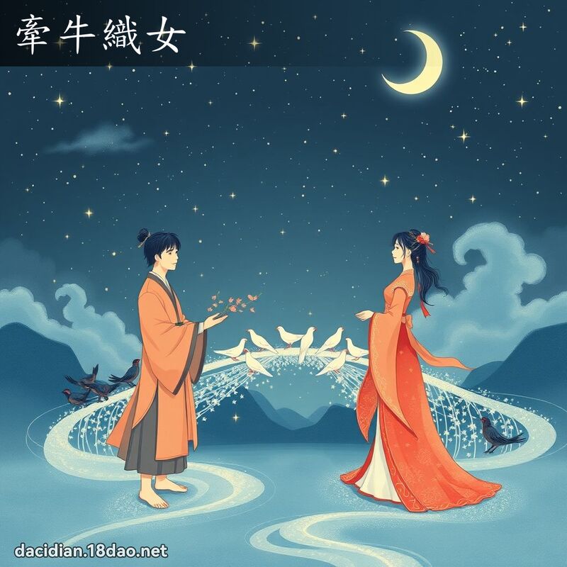 牽牛織女 - 國語大辭典配圖