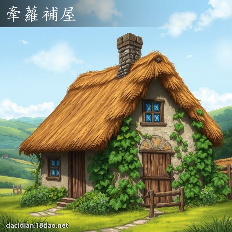 牵萝补屋 - 国语大辞典配图