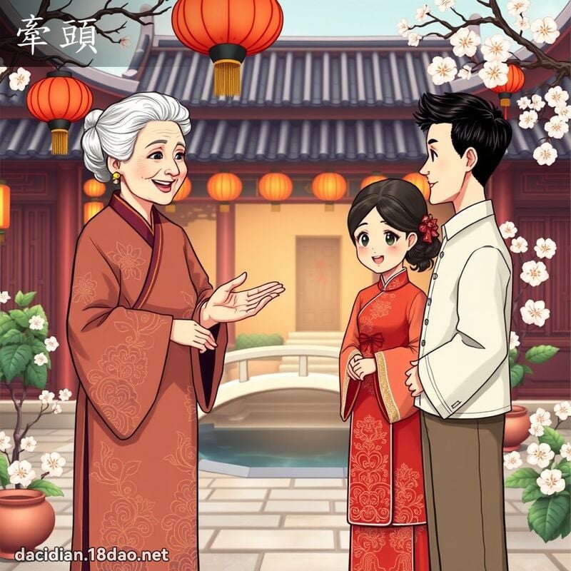牵头 - 国语大辞典配图
