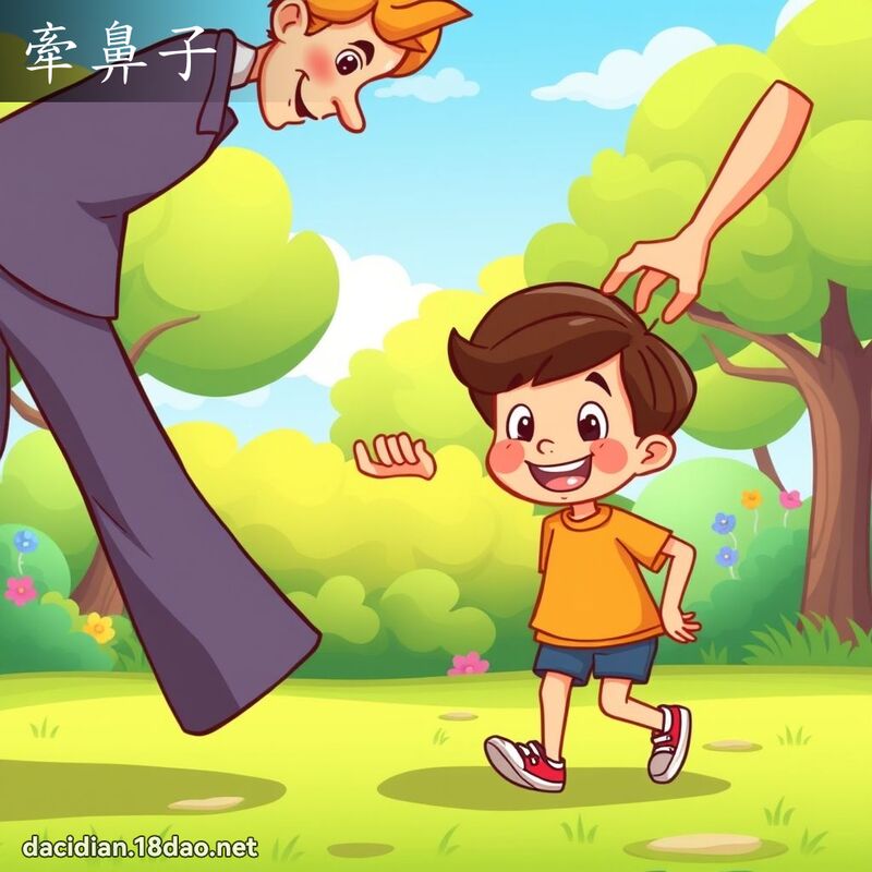 牽鼻子 - 國語大辭典配圖