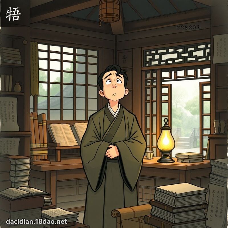 牾 - 國語大辭典配圖