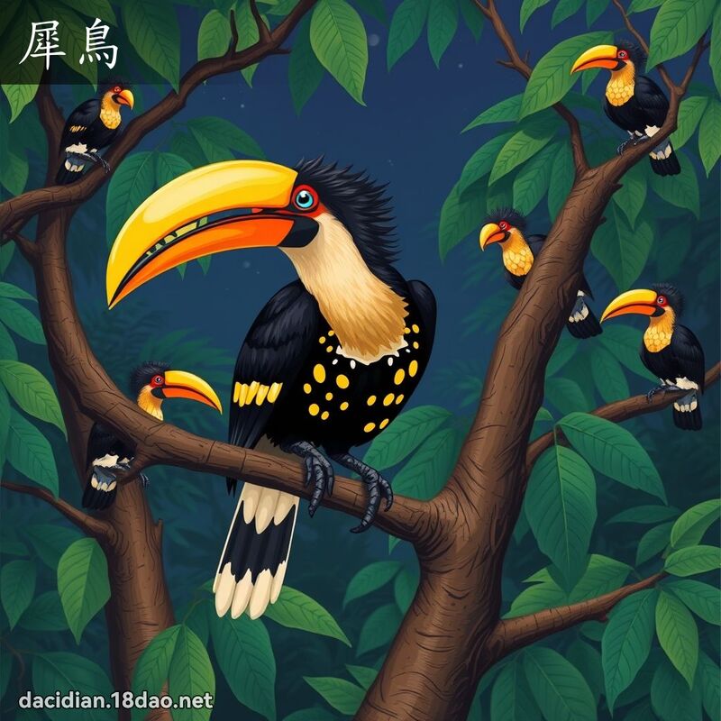 犀鳥 - 國語大辭典配圖