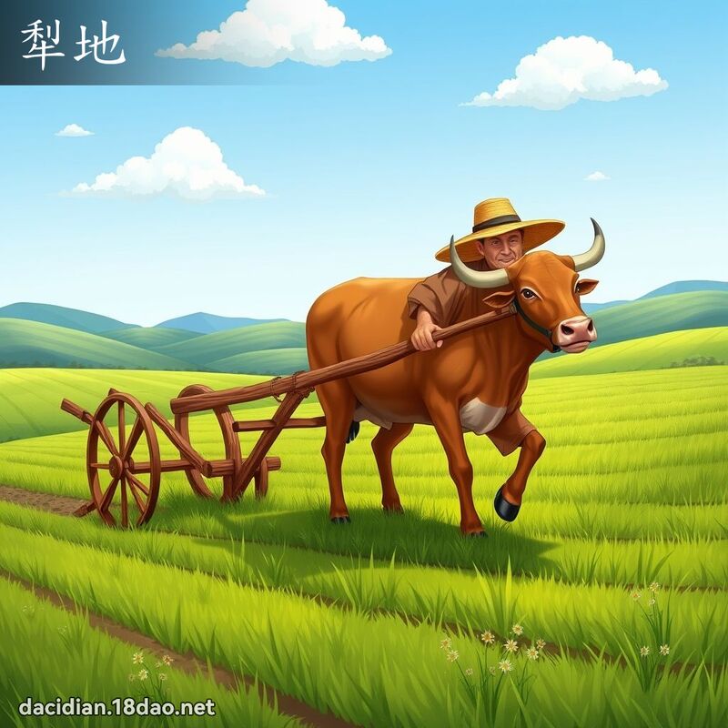 犁地 - 国语大辞典配图