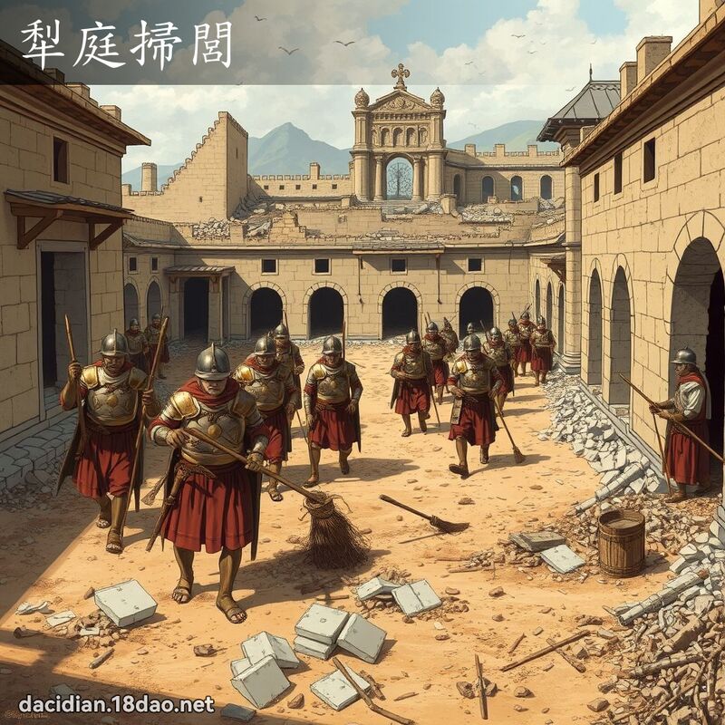 犁庭掃閭 - 國語大辭典配圖