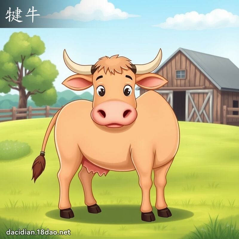 犍牛 - 國語大辭典配圖