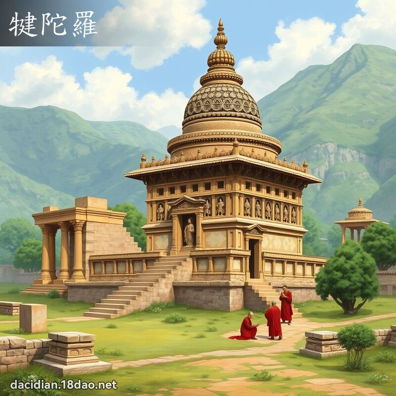 犍陀羅 - 國語大辭典配圖
