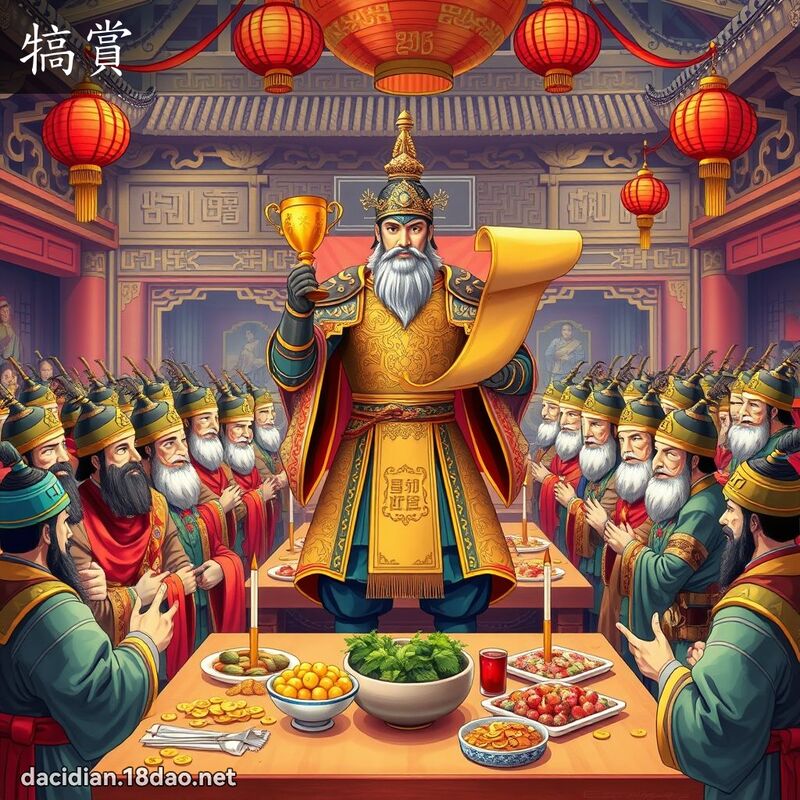犒赏 - 国语大辞典配图