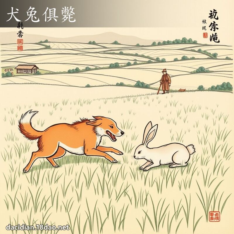 犬兔俱斃 - 國語大辭典配圖