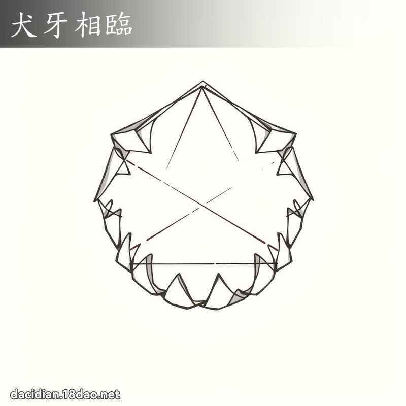 犬牙相临 - 国语大辞典配图