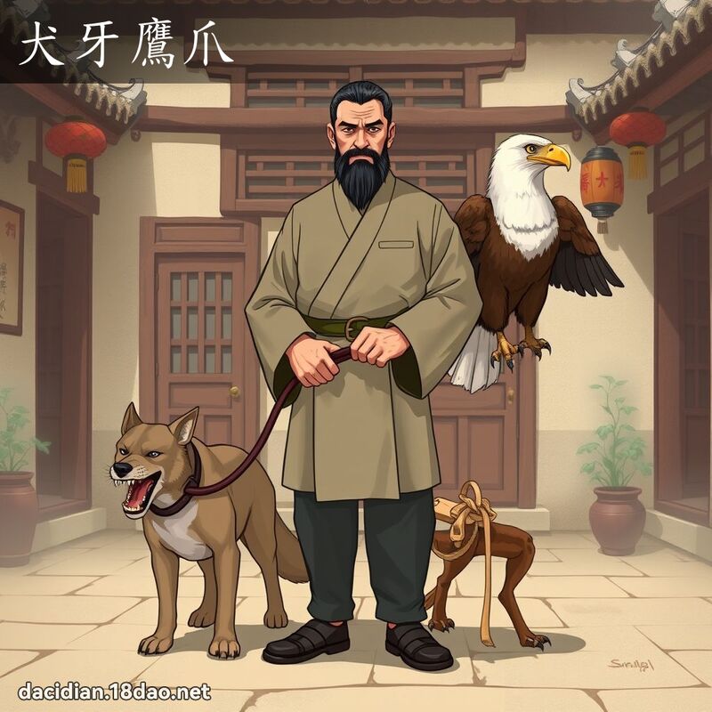 犬牙鷹爪 - 國語大辭典配圖