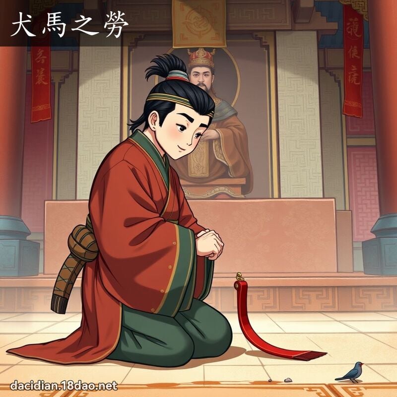 犬马之劳 - 国语大辞典配图