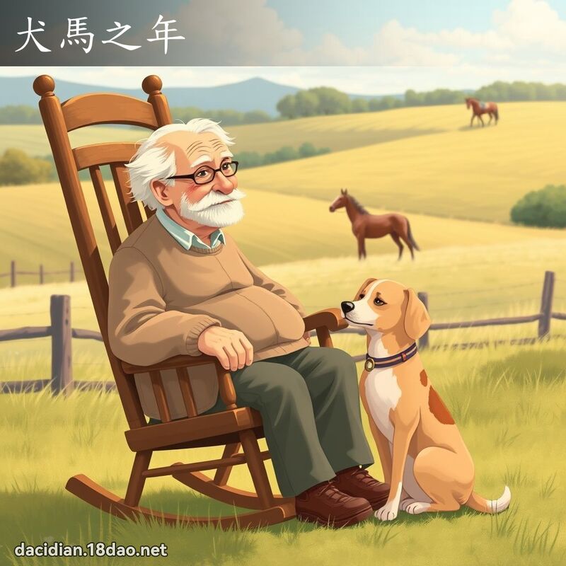 犬马之年 - 国语大辞典配图