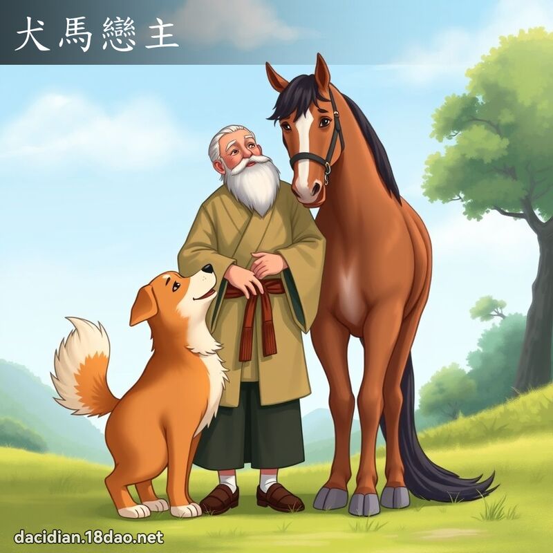 犬马恋主 - 国语大辞典配图