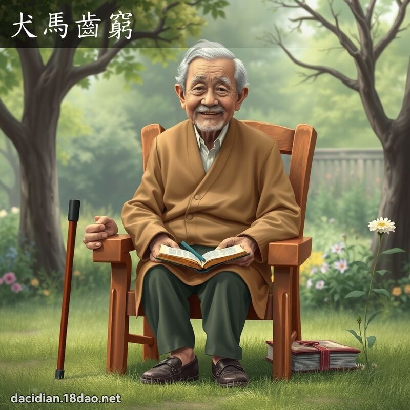 犬馬齒窮 - 國語大辭典配圖