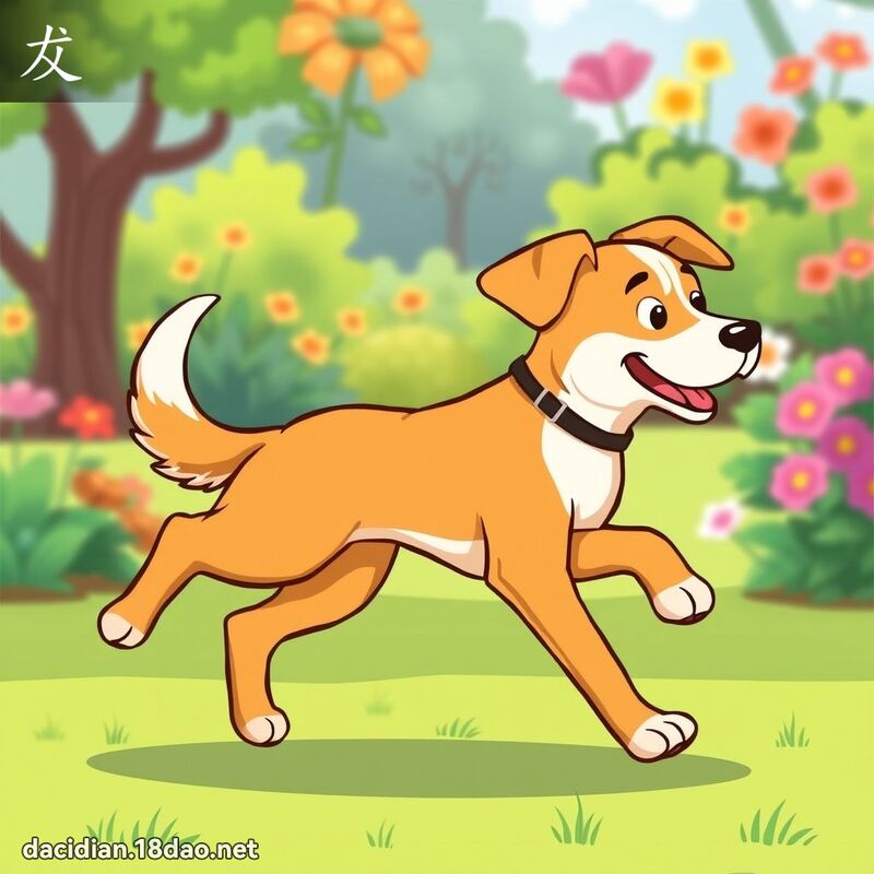 犮 - 國語大辭典配圖