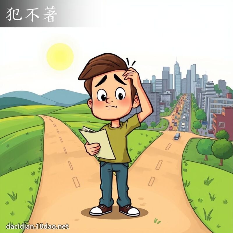 犯不著 - 國語大辭典配圖