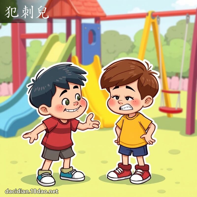犯刺儿 - 国语大辞典配图