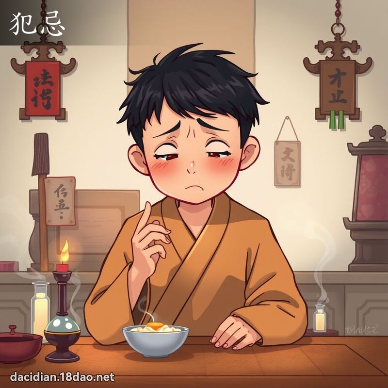 犯忌 - 国语大辞典配图
