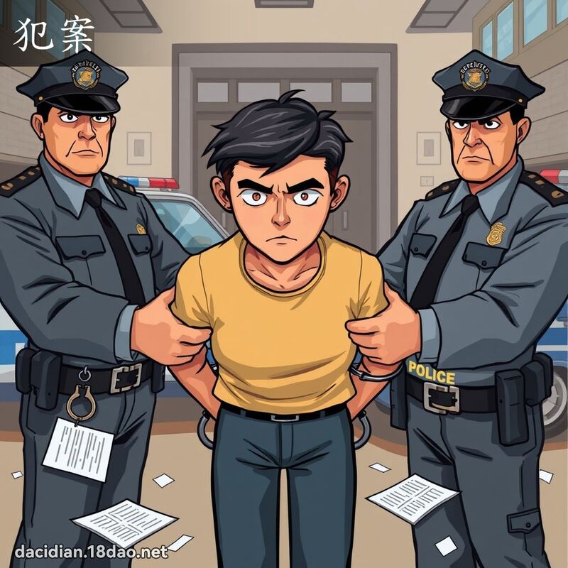 犯案 - 国语大辞典配图