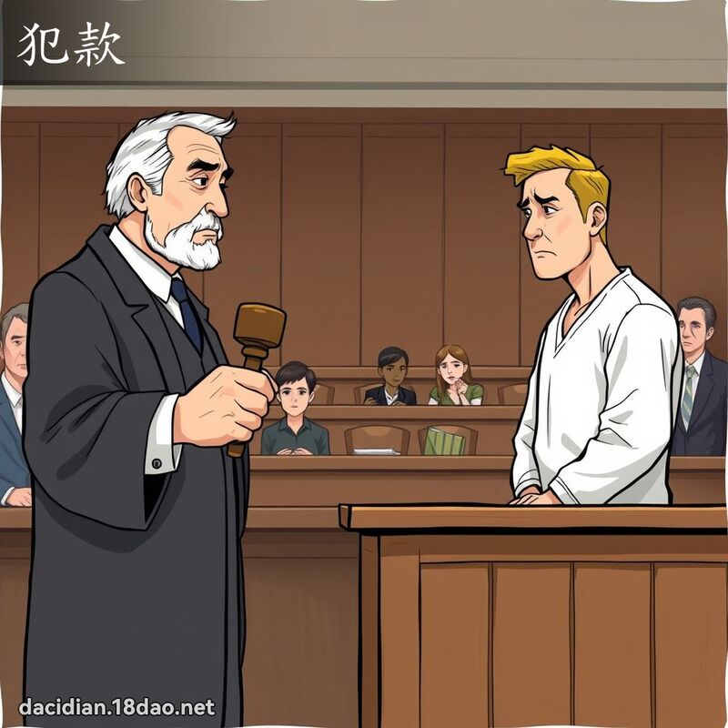 犯款 - 國語大辭典配圖