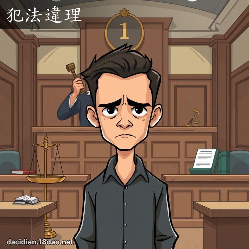 犯法違理 - 國語大辭典配圖