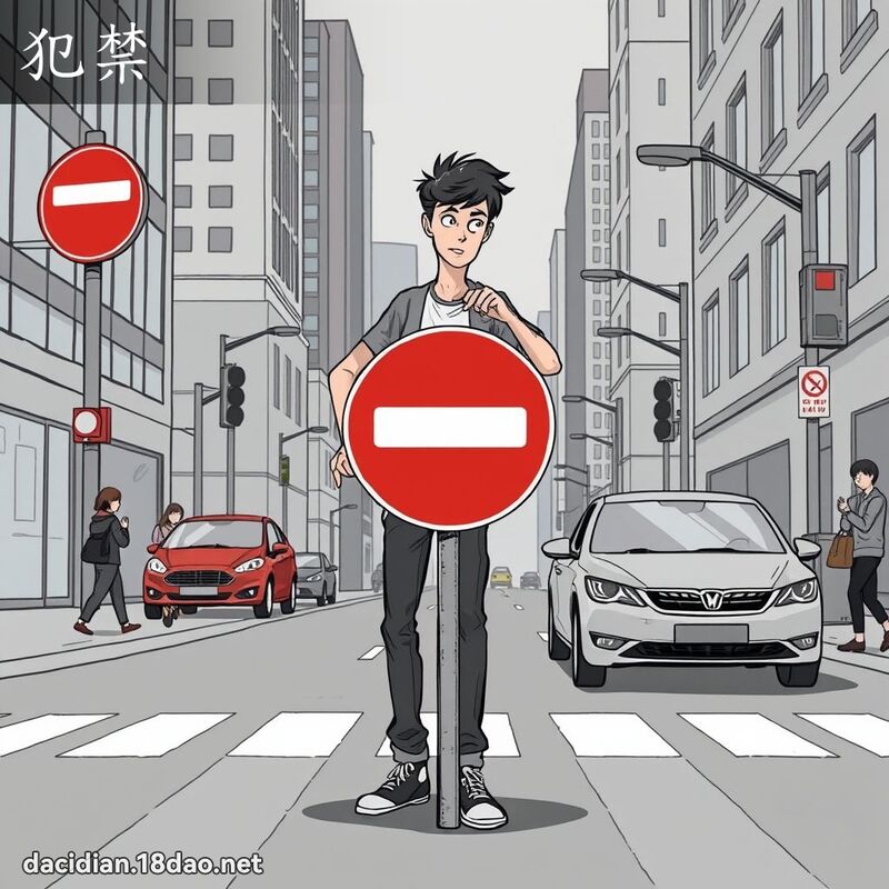 犯禁 - 國語大辭典配圖
