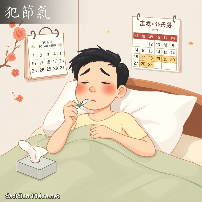 犯節氣 - 國語大辭典配圖