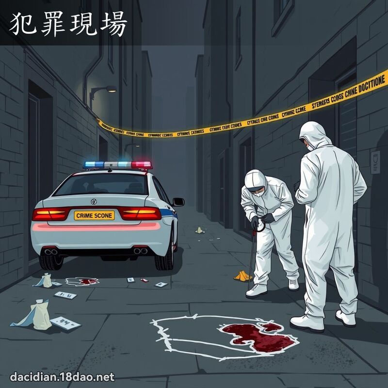 犯罪现场 - 国语大辞典配图