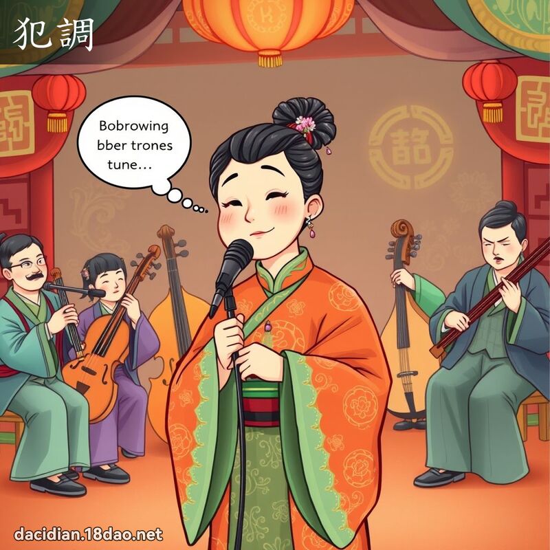 犯調 - 國語大辭典配圖