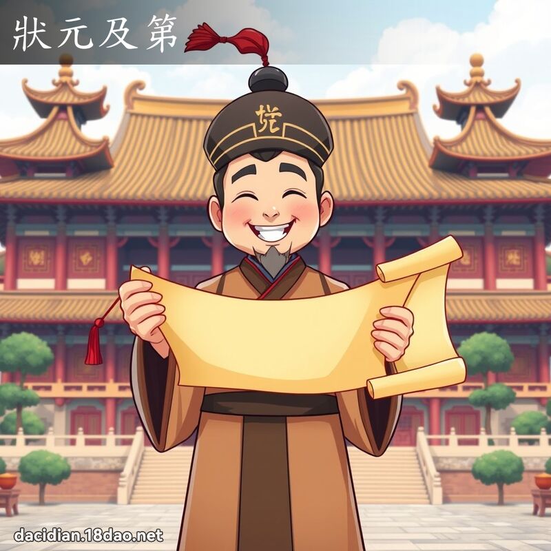 狀元及第 - 國語大辭典配圖