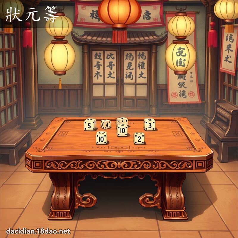 状元筹 - 国语大辞典配图