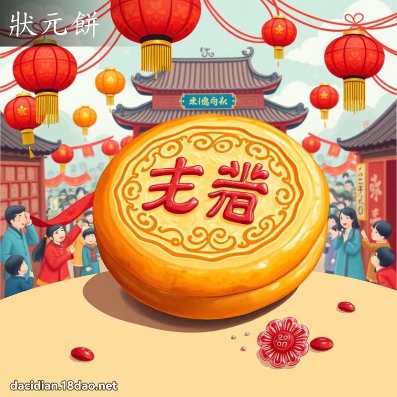状元饼 - 国语大辞典配图