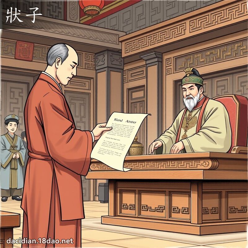 状子 - 国语大辞典配图