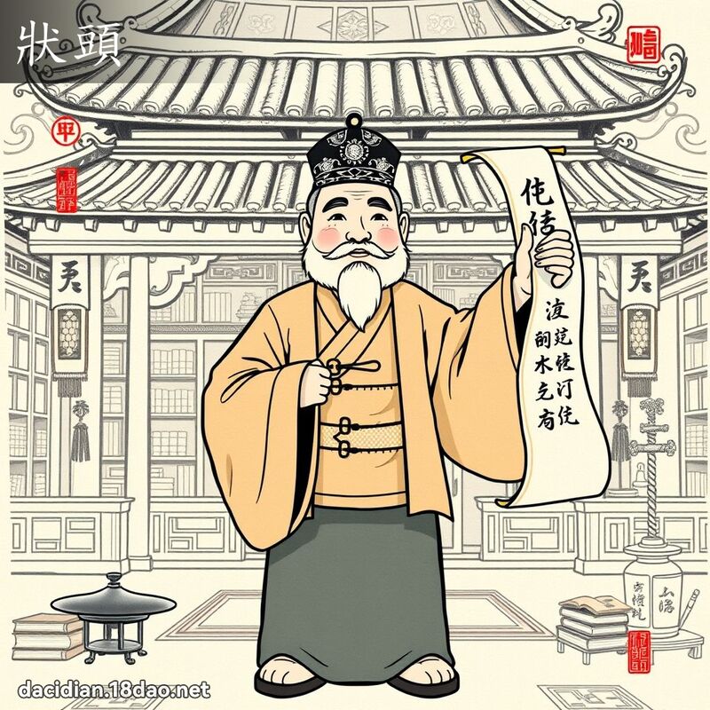 状头 - 国语大辞典配图