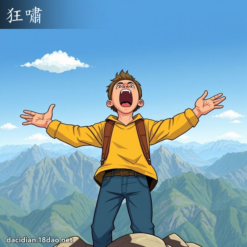 狂啸 - 国语大辞典配图