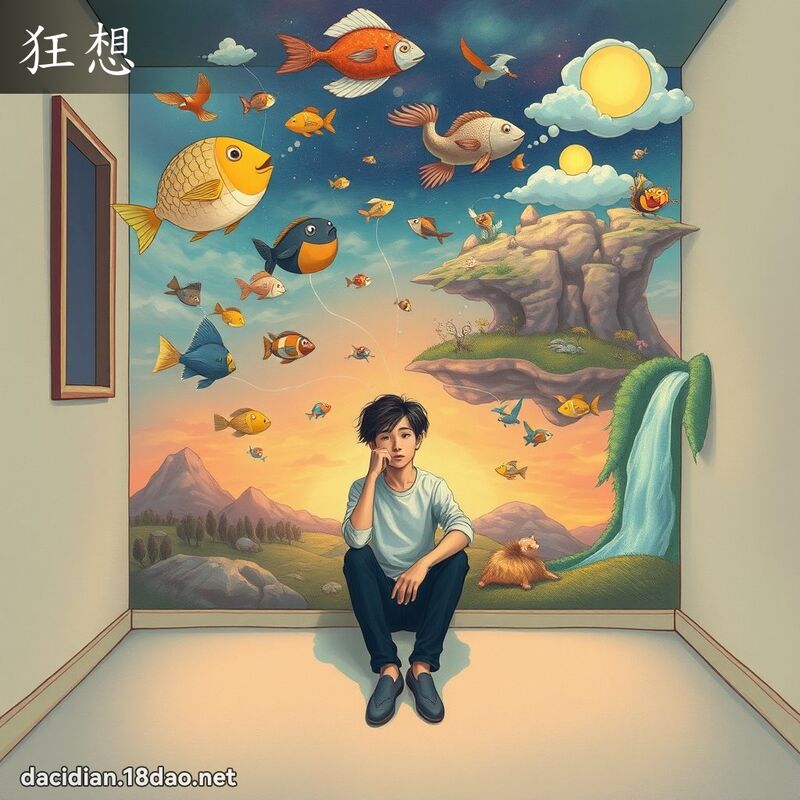 狂想 - 国语大辞典配图