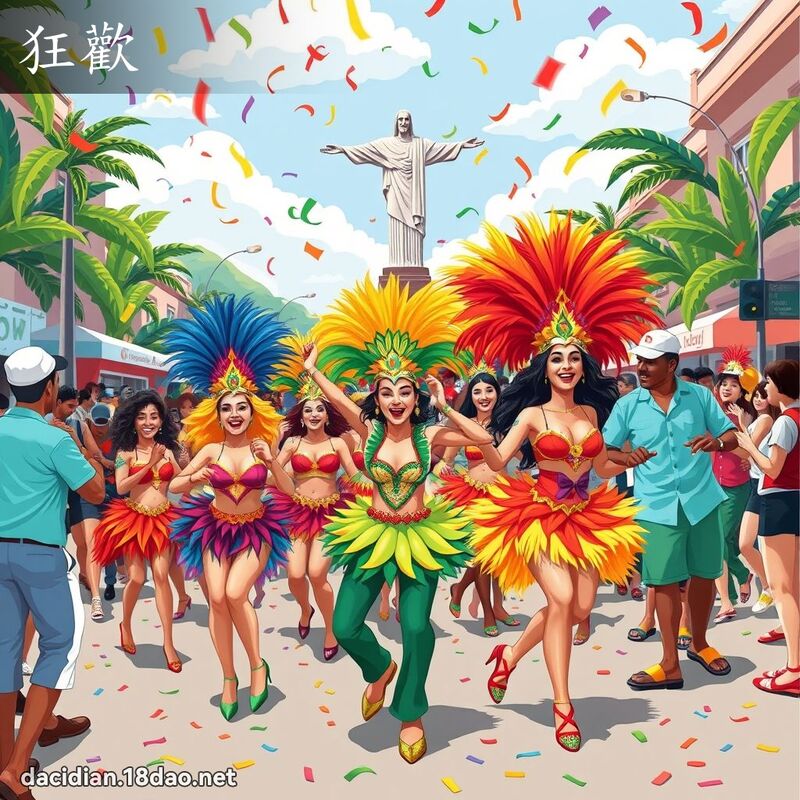 狂歡 - 國語大辭典配圖