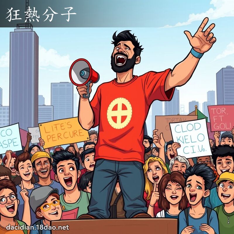 狂热分子 - 国语大辞典配图