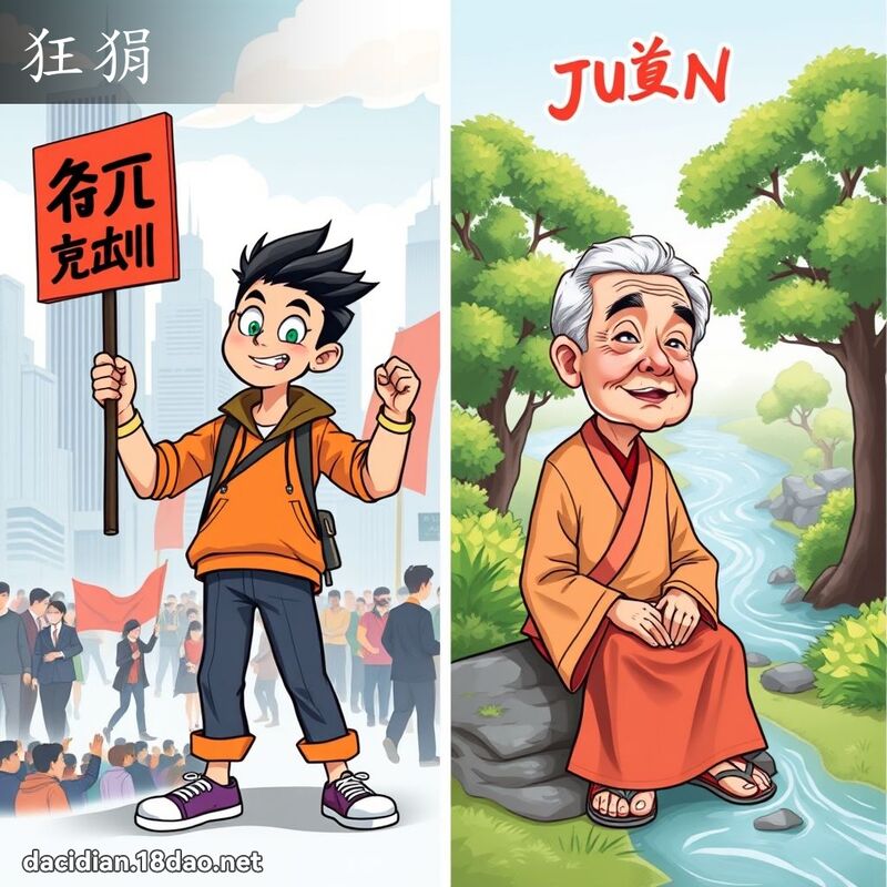 狂狷 - 國語大辭典配圖