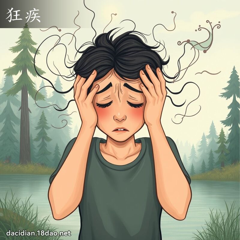 狂疾 - 国语大辞典配图
