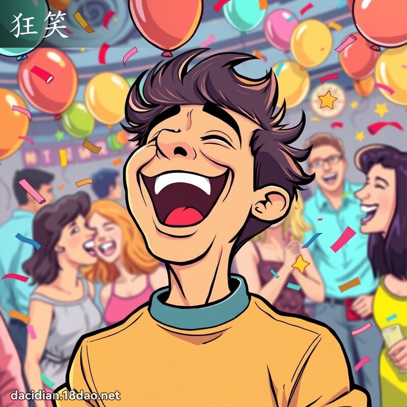 狂笑 - 国语大辞典配图