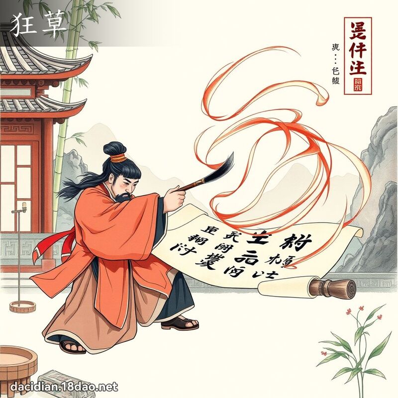 狂草 - 國語大辭典配圖