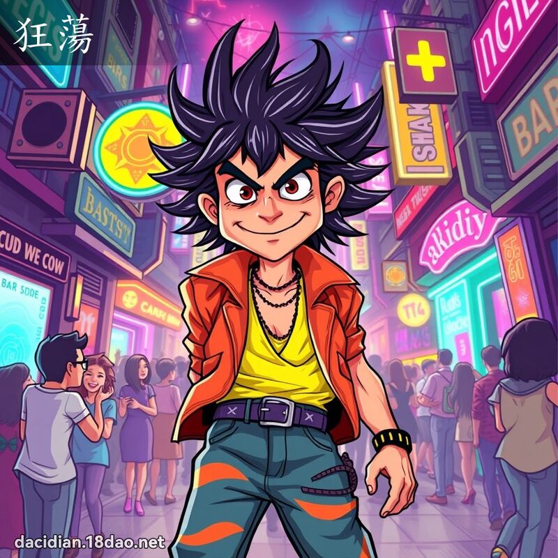 狂荡 - 国语大辞典配图
