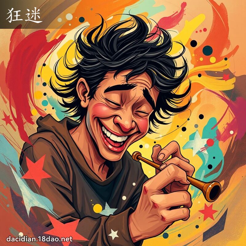 狂迷 - 國語大辭典配圖