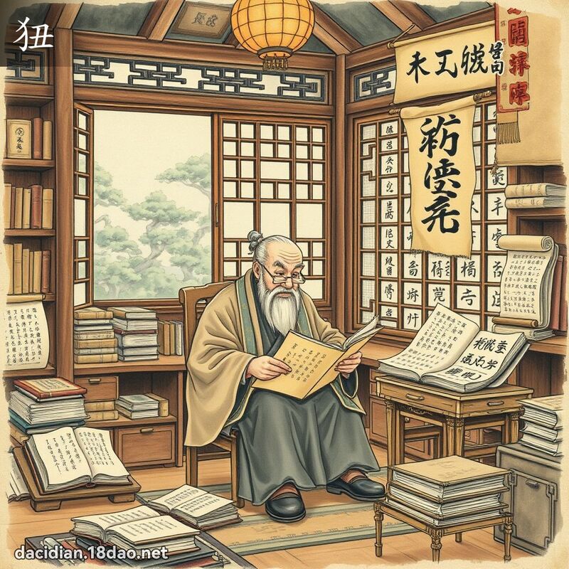 狃 - 国语大辞典配图