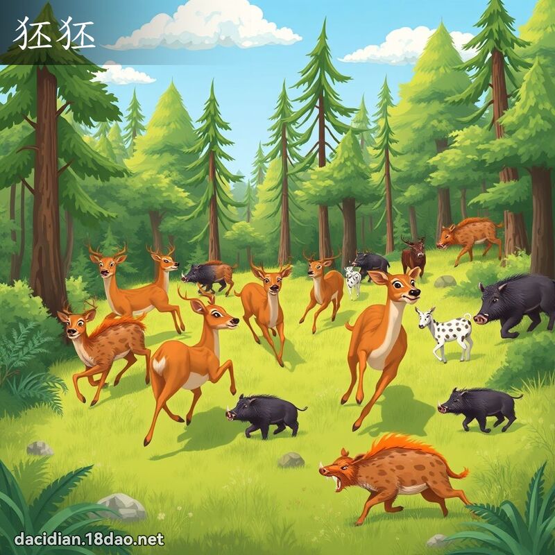 狉狉 - 國語大辭典配圖